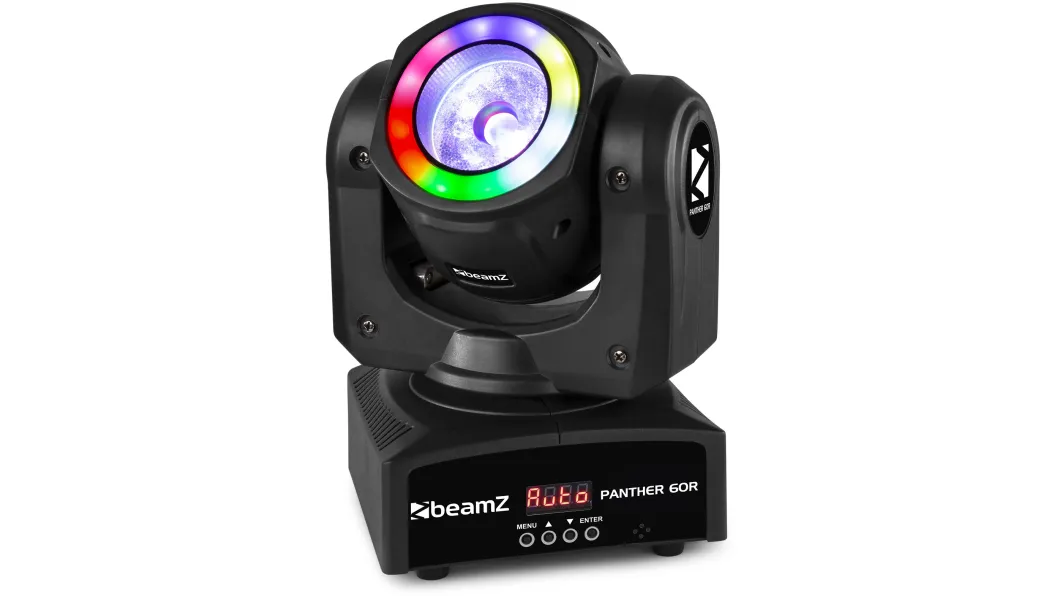 beamZ PANTHER 60R Moving Head LED Beam mit LED Ring