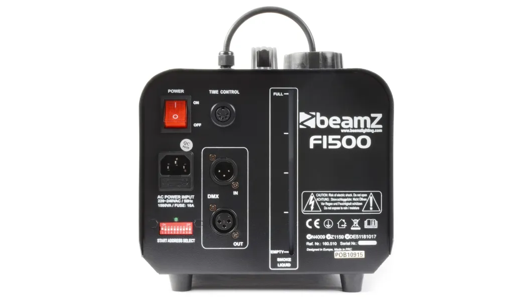 beamZ S1500 Nebelmaschine DMX mit Timer Steuerung