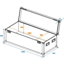 Roadinger Toolcase 100x40x40cm