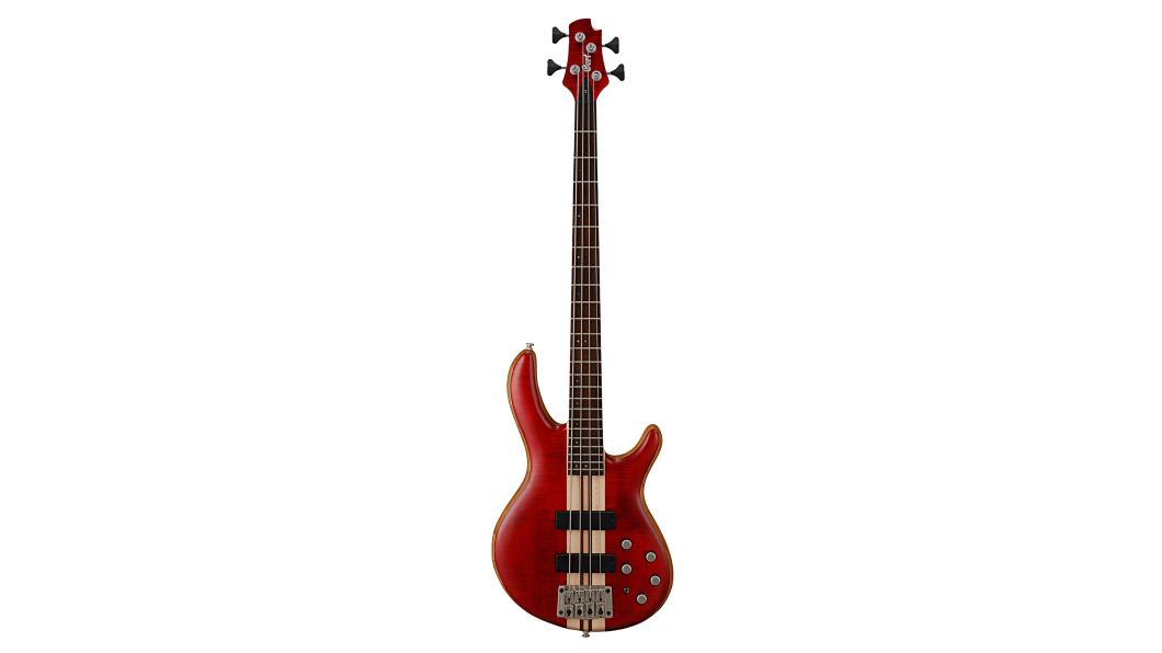 CORT A4 Plus FMMH E-Bass Open Pore Black Cherry