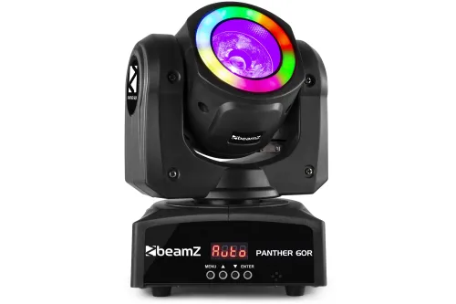 beamZ PANTHER 60R Moving Head LED Beam mit LED Ring