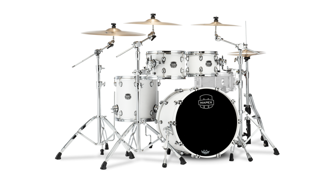 Mapex Saturn Fusion Shellset Satin White RM