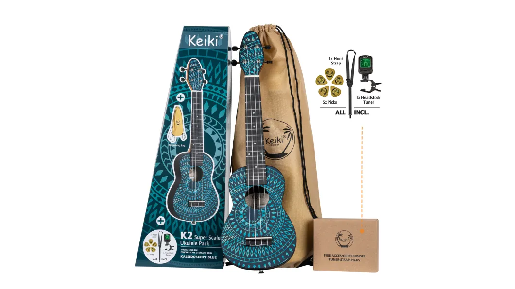 Keiki K2SS-BKC Ukulelen Set