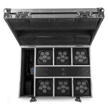 beamZ Pro BBP62 Uplighter Set 6-teilig im Flightcase