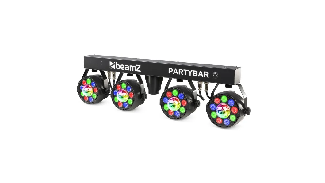 beamZ PARTYBAR3 4x PAR mit Magic Ball