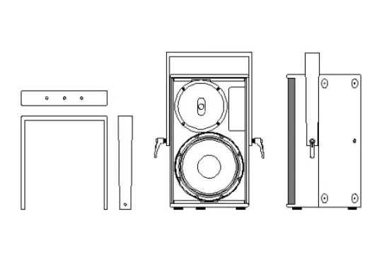 Seeburg Acoustic Line Flying Bracket für A 6