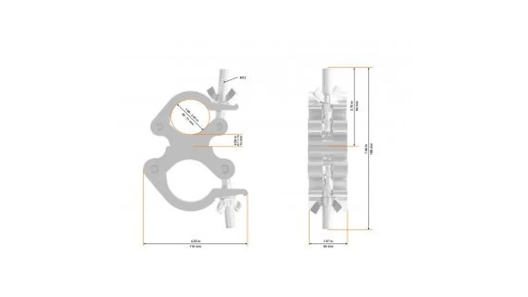 Global Truss 8231-B Swivel Coupler 50mm