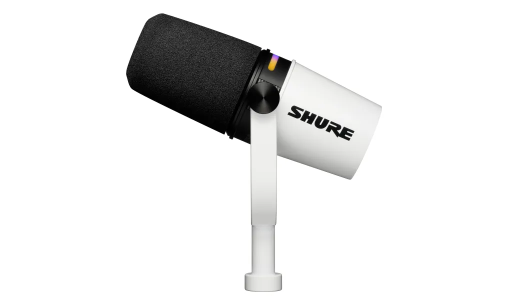 Shure MV7+ Weiß