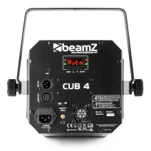 beamZ CUB4 II LED Quad-Derby mit Moonflower