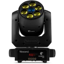 beamZ COBRA 160 Spot 100W Moving Head mit  6x 10W B-EYE