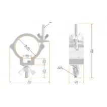 Global Truss 812-B Halbschelle schwarz