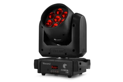 beamZ COBRA 720 Wash Moving Head 7x 20W mit Zoom