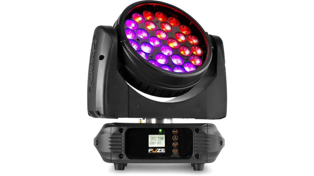 beamZ FUZE2812 Wash Moving Head mit Zoom