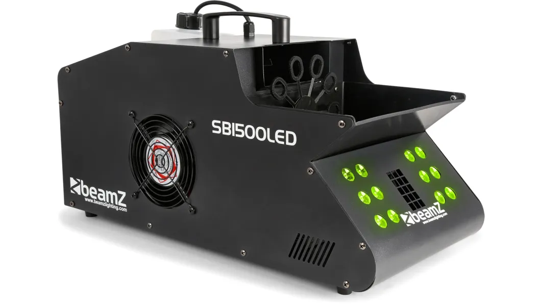 beamZ SB1500LED Nebel & Seifenblasenmaschine RGB LEDS