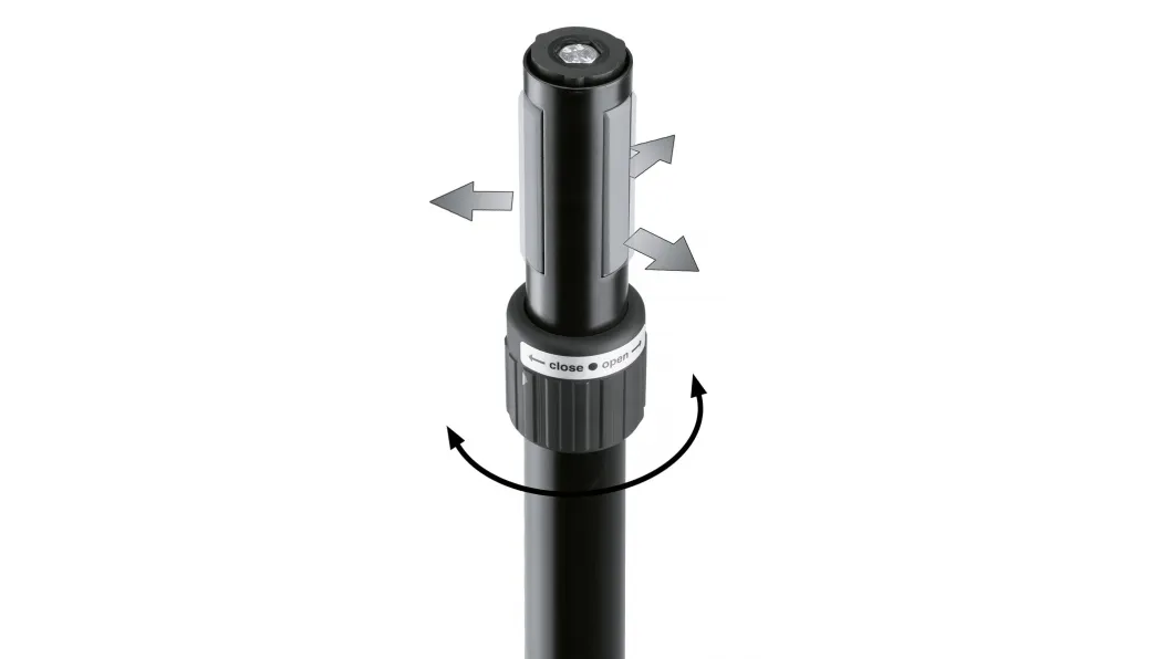 K&M 21467 Boxenstativ Ring Lock schwarz