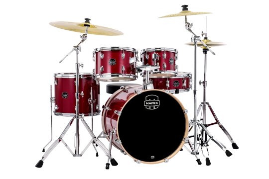 Mapex Venus Fusion Drumset Crimson Red Sparkle VM