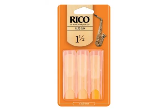 Rico Alt Saxophon Blätter 1,5 im 3er Pack RJA0315