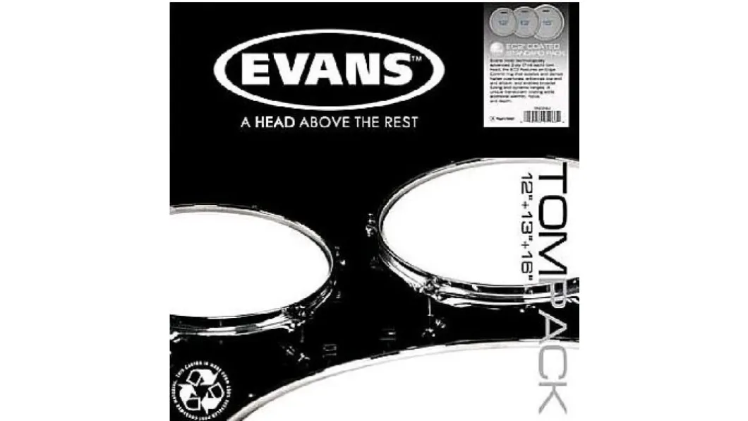 Evans EC2S Rock Set Frosted