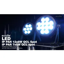 Eurolite LED IP PAR 7x8W QCL Spot