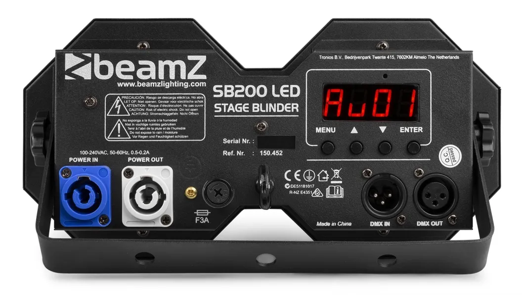 beamZ SB200 Stage Blinder 2 x 50W COB LED 2 in 1