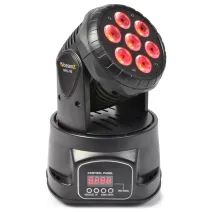 beamZ MHL74 Mini Wash 7x10W DMX 12-Kanal Quad LED