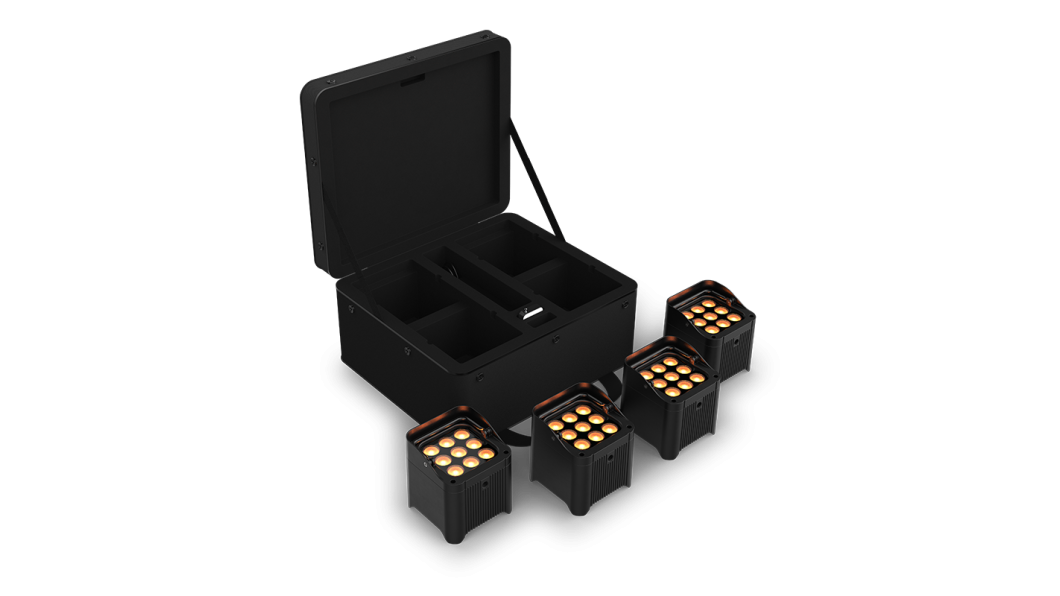 Chauvet DJ Freedom PAR Q9 X4 Bundle Set