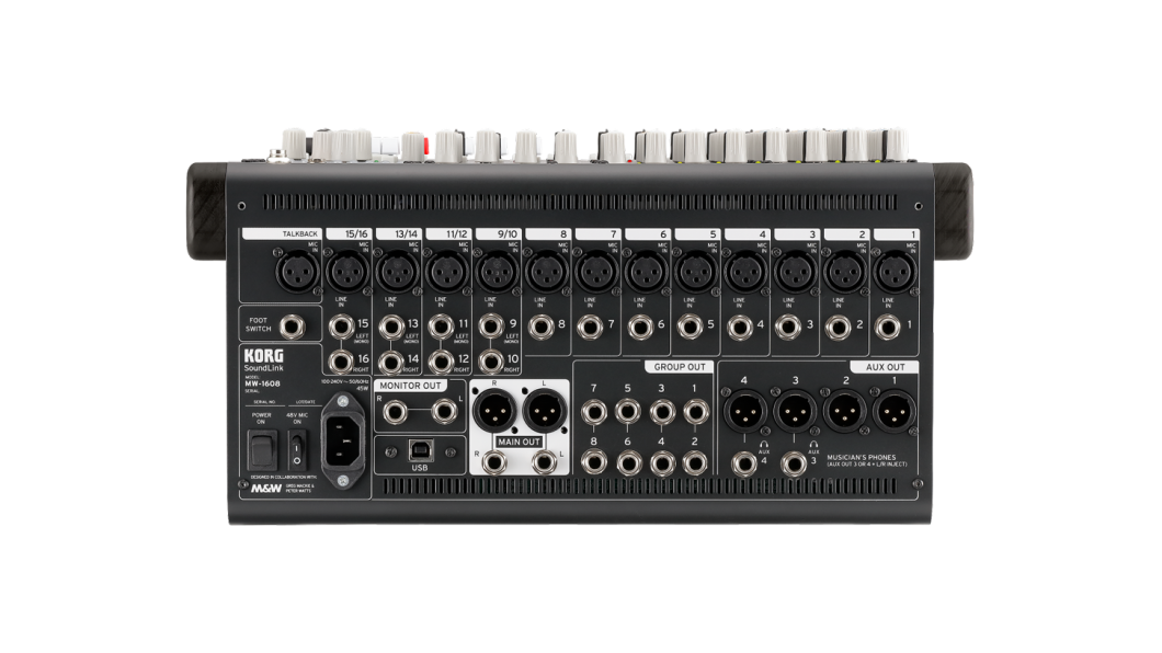 Korg MW-1608 BK 16-Kanal Analog/Digital Hybrid Mixer