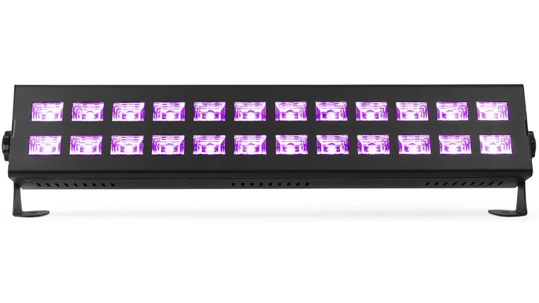 beamZ BUV243 UV Leiste mit DMX 2 x 12 LEDS