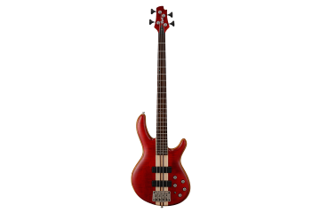 CORT A4 Plus FMMH E-Bass Open Pore Black Cherry