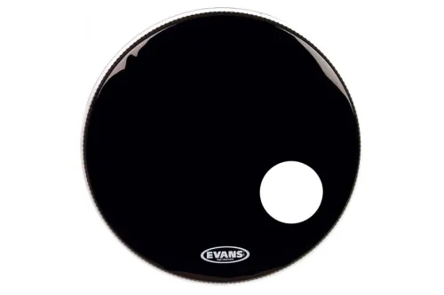 Evans 26" EQ3 Resonant Black m. 5" Loch