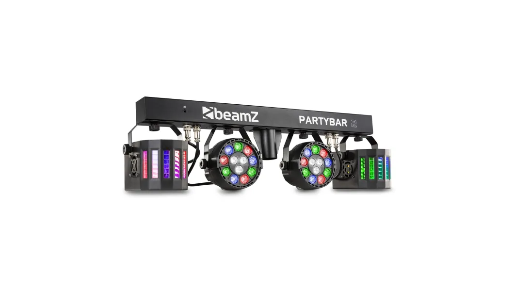 beamZ PARTYBAR2 mit 2x PAR + 2x Derby