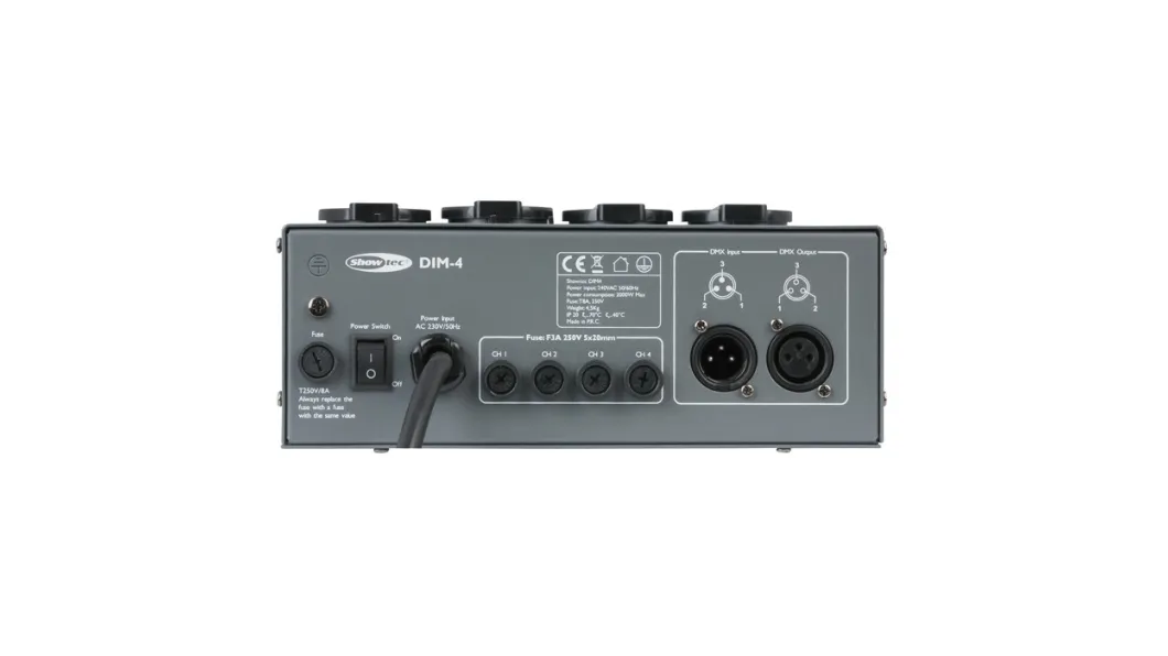 Showtec DIM-4 4-Ch. Dimmer/Switcher