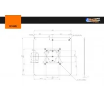 Global Truss CC50403 Base Plate Steel 600mm