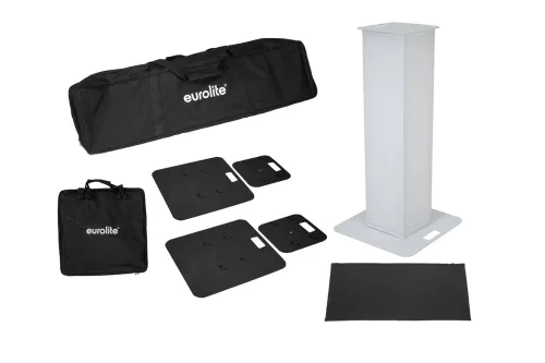 Eurolite 2x Stage Stand 100cm inkl. Cover und Tasche sw