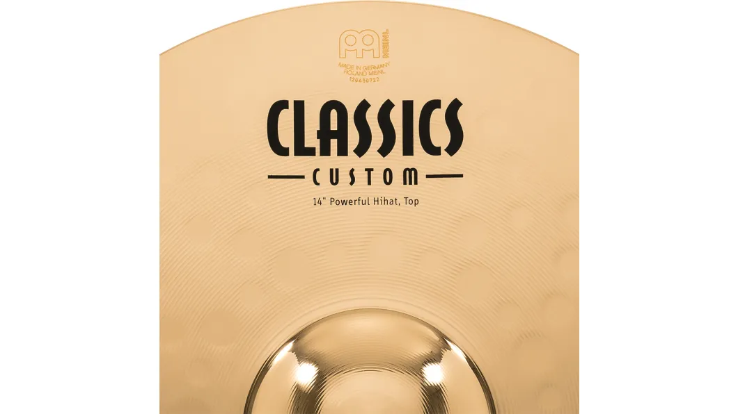 Meinl CC14PH-B 14" Classics Custom Hihat Powerful