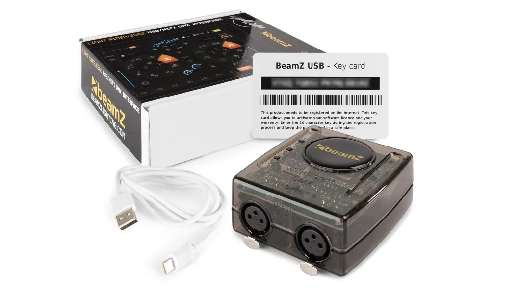 beamZ Wifi-USB DMX Interface mit Light Rider/ESA2