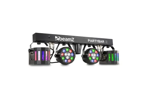 beamZ PARTYBAR2 mit 2x PAR + 2x Derby