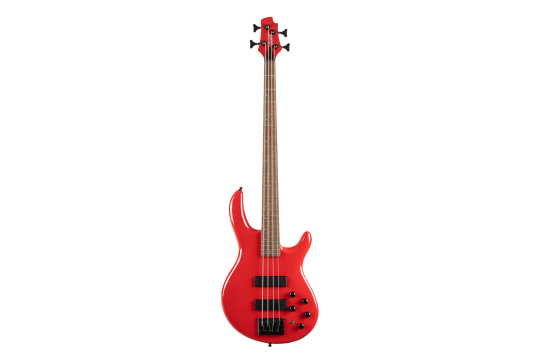 CORT C4 Deluxe E-Bass Candy Red