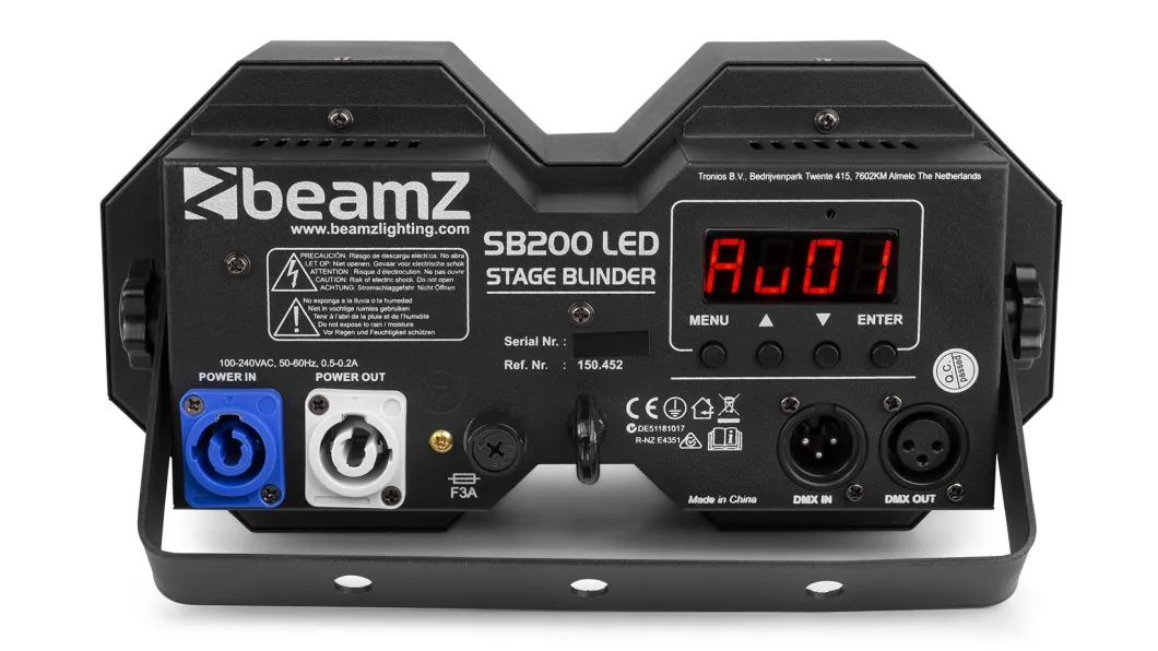 beamZ SB200 Stage Blinder 2 x 50W COB LED 2 in 1