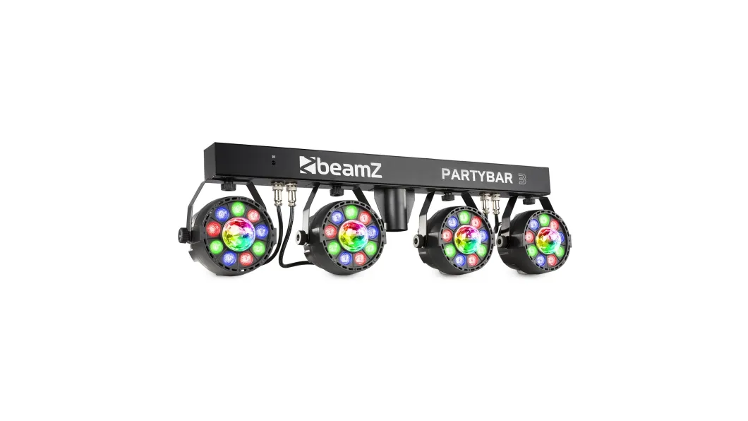 beamZ PARTYBAR3 4x PAR mit Magic Ball