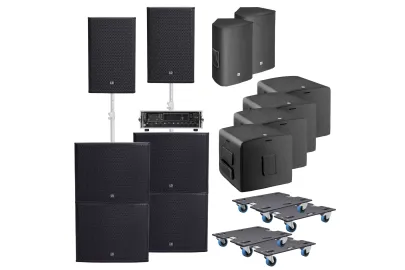 LD Systems Stinger G3 Impact Bundle Set Passiv inkl. Endstufe