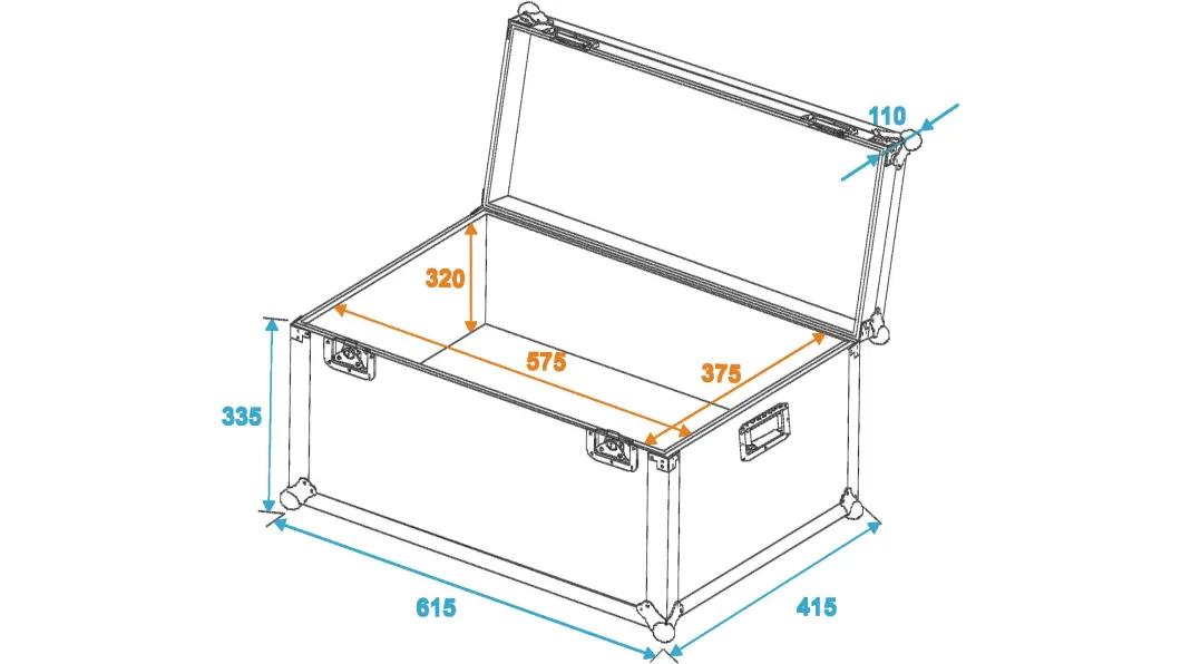 Roadinger Universal-Transport-Case 60x40cm