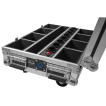 ROADINGER Flightcase 8x AKKU Mini IPUP-4 QCL Spot MK2n