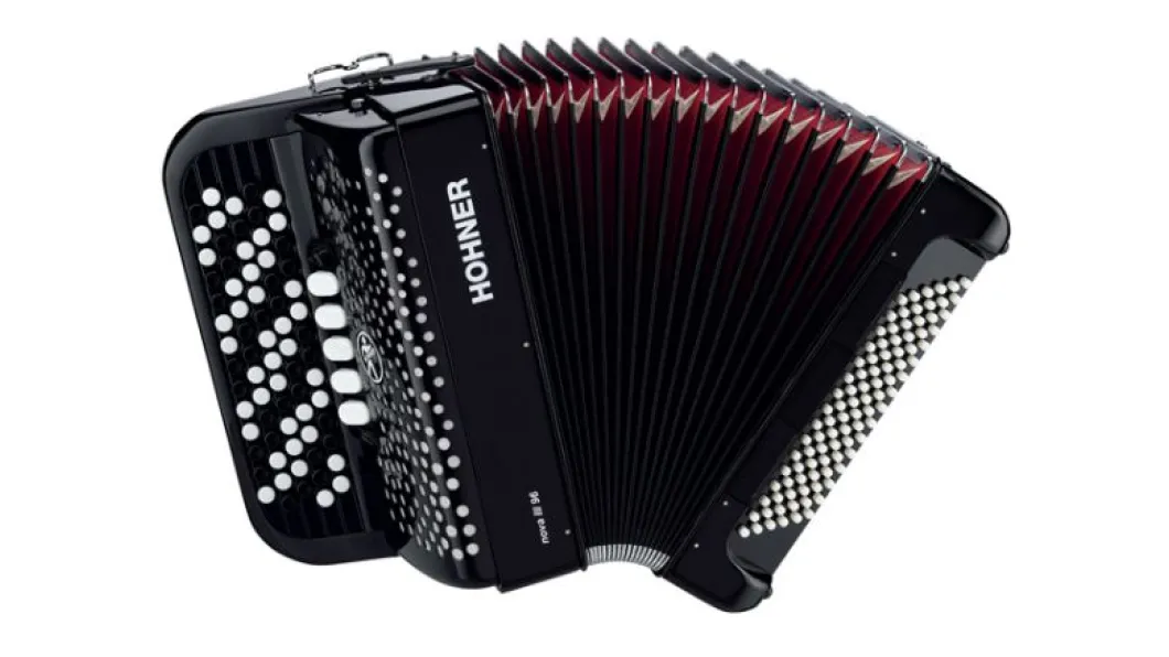 Hohner Knopfakkordeon NOVA III 96 schwarz C-Griff