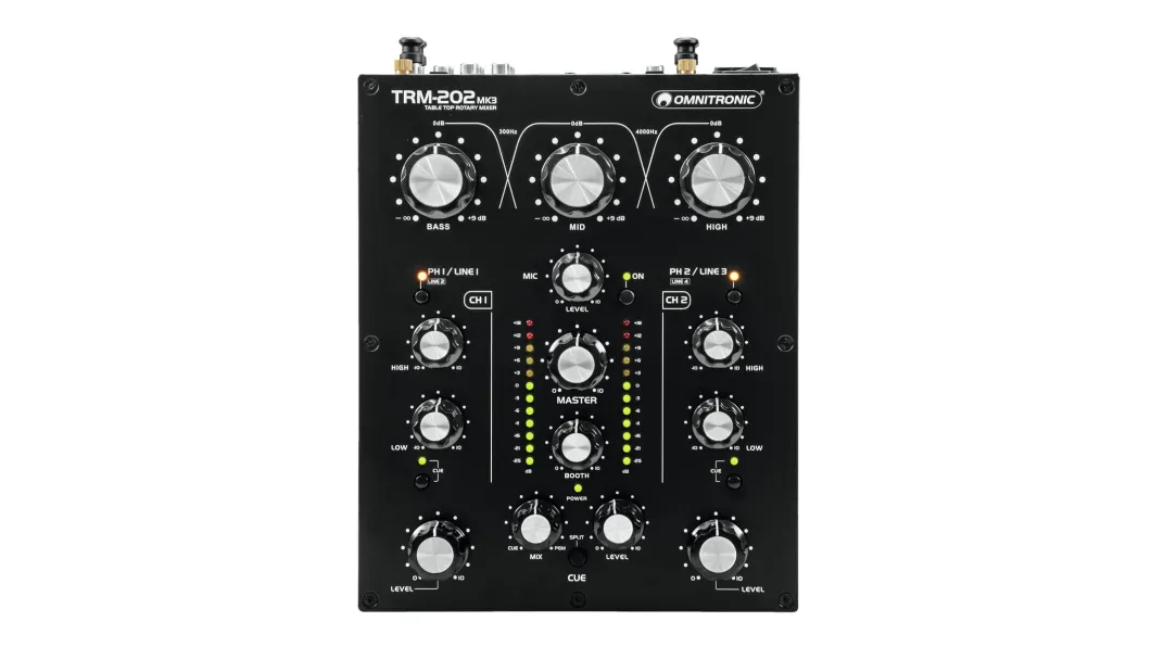 Omnitronic TRM-202MK3 2-Kanal Rotary-Mixer